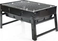 Merkloos Decopatent® Portable Houtskool BBQ - Barbecue - Inklapbaar - Barbecue Houtskool - Tafel Grill - Camping - Strand - Festival - Park -Keuken Grill Promotie 1200x840