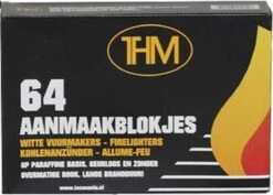 THM Witte Aanmaakblokjes Paraffine 64 Stuks Omdoos 12 Pakjes -Keuken Grill Promotie 1200x858