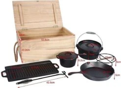 EL Fuego Dutch Oven Set Gietijzer 7-delig -Keuken Grill Promotie 1200x872 1