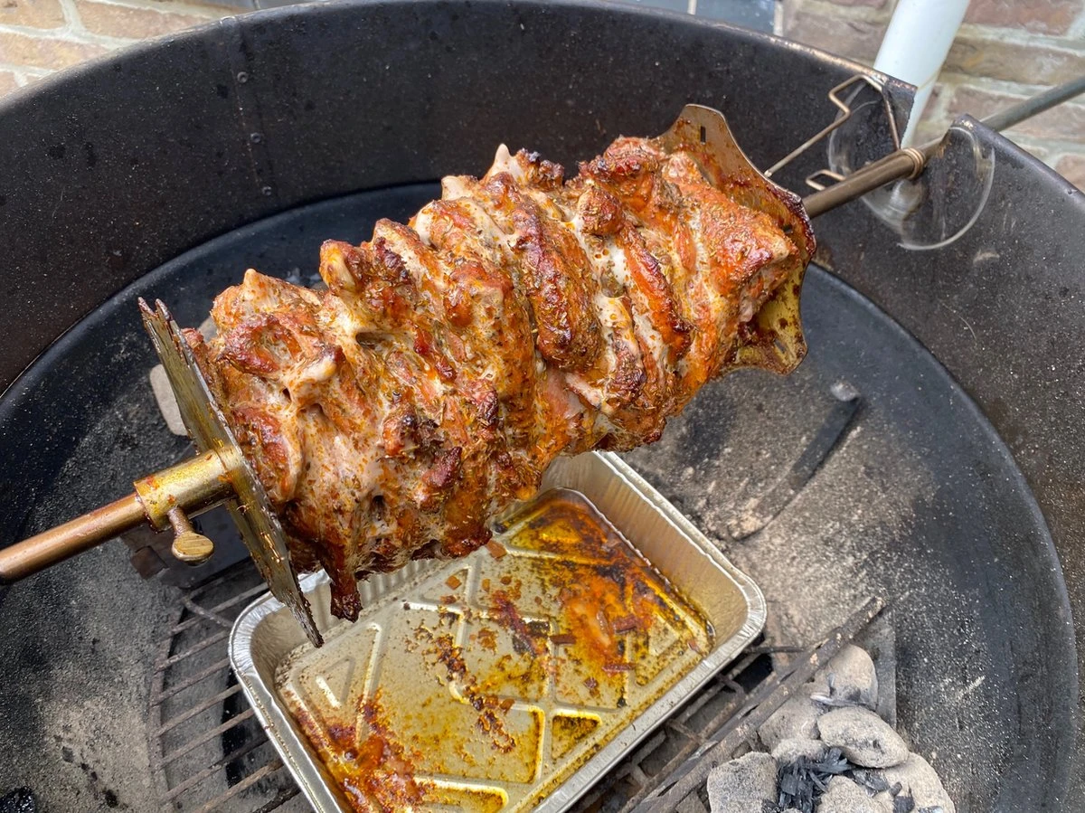 BBQ Rotisserie Kebab Spiezen Set (universele Set Geschikt Voor De Meeste Rotisseries / BBQ Spitten) 11 BBQ Rotisserie Kebab Spiezen Set (universele Set Geschikt Voor De Meeste Rotisseries / BBQ Spitten) - Afbeelding 11