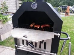 Merkloos MaxxGarden Pizza Oven - Smoker Barbecue Houtskool 45 X 65 X 158cm -Keuken Grill Promotie 1200x900 6