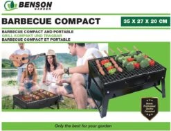 Benson Barbecue Compact - Met Handvat - 35 X 27 X 20 Cm 7 Benson Barbecue Compact - Met Handvat - 35 X 27 X 20 Cm -Keuken Grill Promotie 1200x916