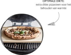 Boska Pizzasteen Deluxe Rechthoek - Voor De Oven - Knapperige Pizza's - 40x32 Cm - BBQ Accessoires -Keuken Grill Promotie 1200x942