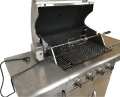 BBQNovation Elektrisch Draaispit Deluxe Met Extra Lang RVS Spit Geschikt Voor Meeste GAS BBQ's -Keuken Grill Promotie 1200x968