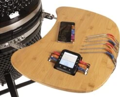 Patton - Kamado 21" - Premium Black - Keramische Barbecue - Incl. Bluetooth Kerntemperatuurmeter - LED Verlichting - Large - Compleet - Zwart 27 Patton - Kamado 21" - Premium Black - Keramische Barbecue - Incl. Bluetooth Kerntemperatuurmeter - LED Verlichting - Large - Compleet - Zwart -Keuken Grill Promotie 1200x969