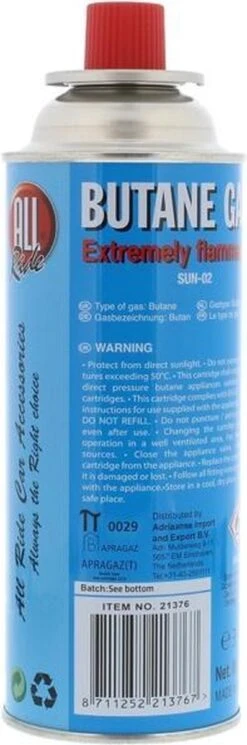 All Ride Butaan Gas / Navulgas 15 All Ride Butaan Gas / Navulgas -Keuken Grill Promotie 398x1200