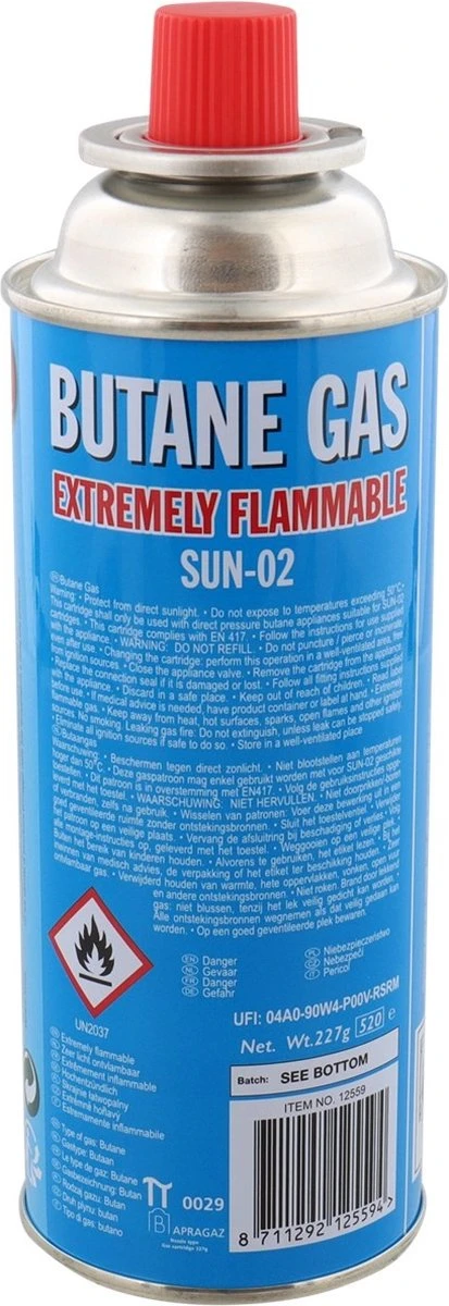 All Ride Butaan Gas / Navulgas 1 All Ride Butaan Gas / Navulgas