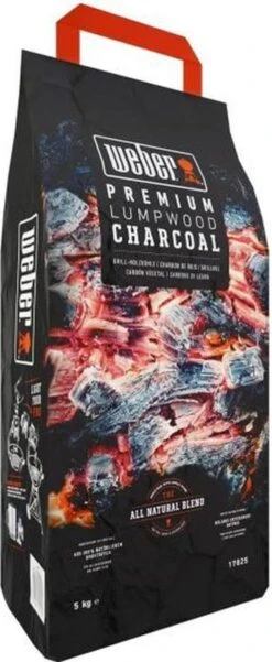 WEBER Houtskool - Zak Van 5 Kg -Keuken Grill Promotie 493x1200