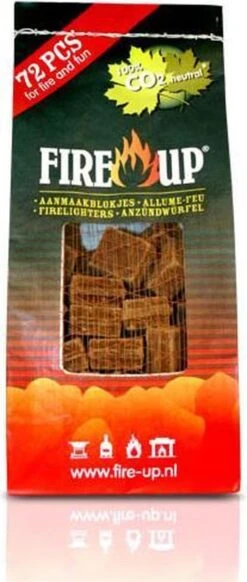 Fire-Up Aanmaakblokjes Bruin Zak/72st -Keuken Grill Promotie 509x1200