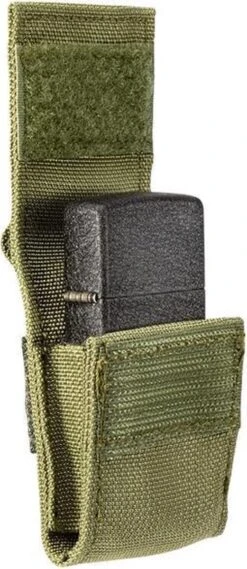 Zippo Tactical Molle Pouch / Hoes En Black Crackle Benzine Aansteker Geschenk Set OD Green -Keuken Grill Promotie 521x1200