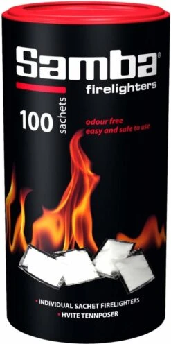 Samba Aanmaakzakjes Openhaard - 100 Stuks In Koker -Keuken Grill Promotie 598x1200 2