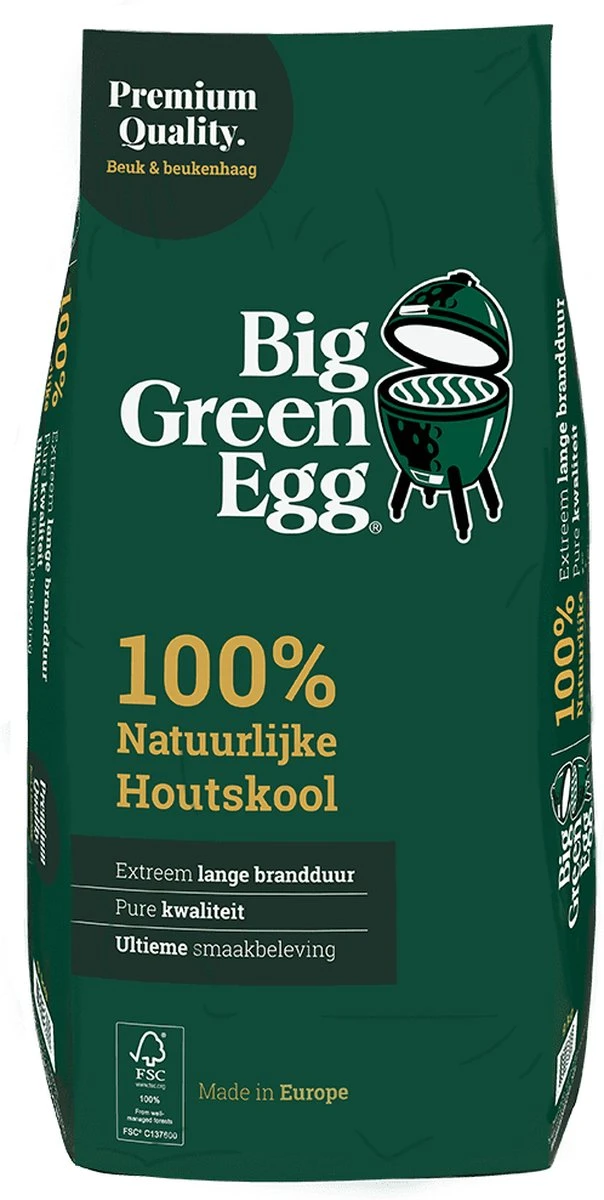Big Green Egg BigGreenEgg Houtskool Europa 9kg - 1 Zak 3 Big Green Egg BigGreenEgg Houtskool Europa 9kg - 1 Zak - Afbeelding 3