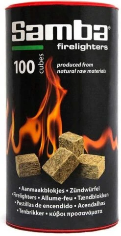 Samba Bruine Aanmaakblokjes Openhaard - 600 Stuks In Kokers - Omdoos 5 Samba Bruine Aanmaakblokjes Openhaard - 600 Stuks In Kokers - Omdoos -Keuken Grill Promotie 614x1200 1