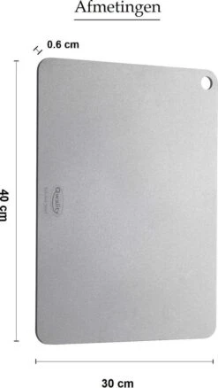 Pizzasteen Van Staal – Pizza Steen - Pizza En Brood Bakken - 40 X 30 X 0,6 Cm - Cadeau Voor Man - Kitchen Steel By Qwality -Keuken Grill Promotie 677x1200 1