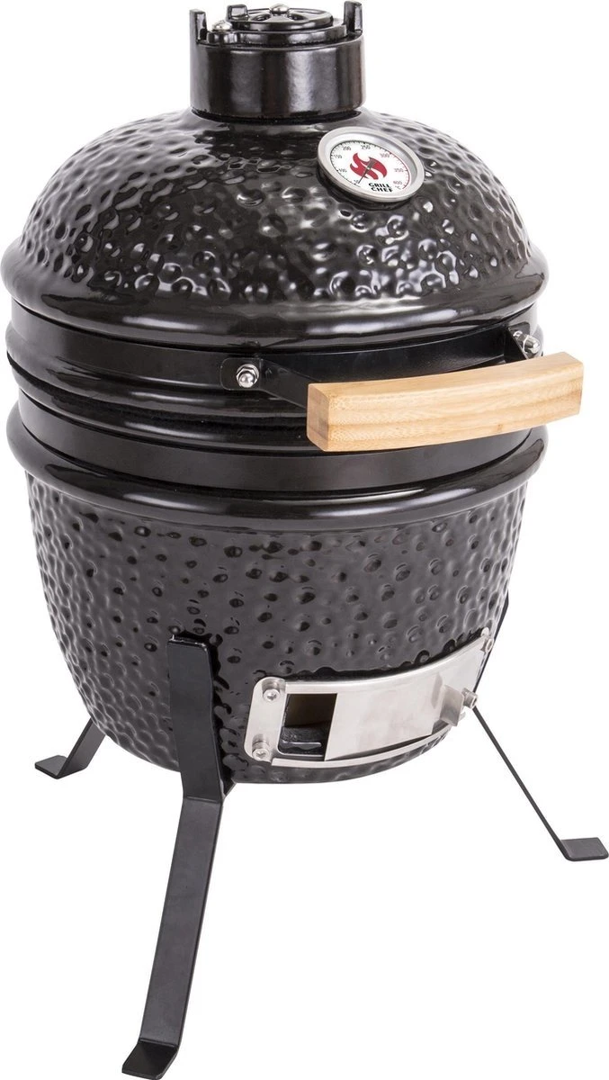 Kamado Joe Kamado Mini Kamado Grill - Zwart 1 Kamado Joe Kamado Mini Kamado Grill - Zwart