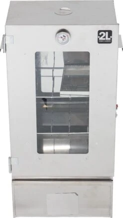 2-L Home & Garden XL Rookoven - RVS - 80x40x28 Cm - 3 Etages 24 2-L Home & Garden XL Rookoven - RVS - 80x40x28 Cm - 3 Etages -Keuken Grill Promotie 680x1200