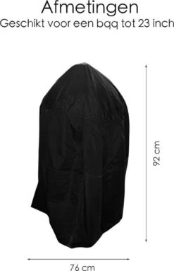BBQ Beschermhoes - Voor Kamado - Universeel - Tot 23 Inch - Zwart -Keuken Grill Promotie 774x1200 1