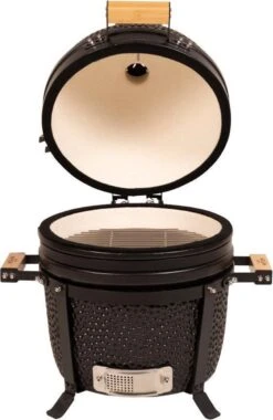 Patton Kamado 15" - Tafel Model - Keramische Barbecue - Premium Black - Medium - Compleet - Mat Zwart -Keuken Grill Promotie 780x1200 1