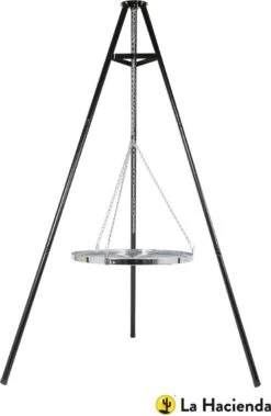 BBGRILL Driepoot Barbecue Zwart 172 Cm BBQ TRIPOD -Keuken Grill Promotie 782x1200