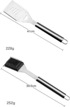 Sens Design BBQ Accesoires - 18 Delig - BBQ Gereedschapset Koffer -Keuken Grill Promotie 788x1200 1