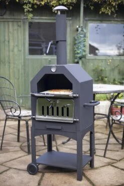 Merkloos MaxxGarden Pizza Oven - Smoker Barbecue Houtskool 45 X 65 X 158cm -Keuken Grill Promotie 800x1200 2