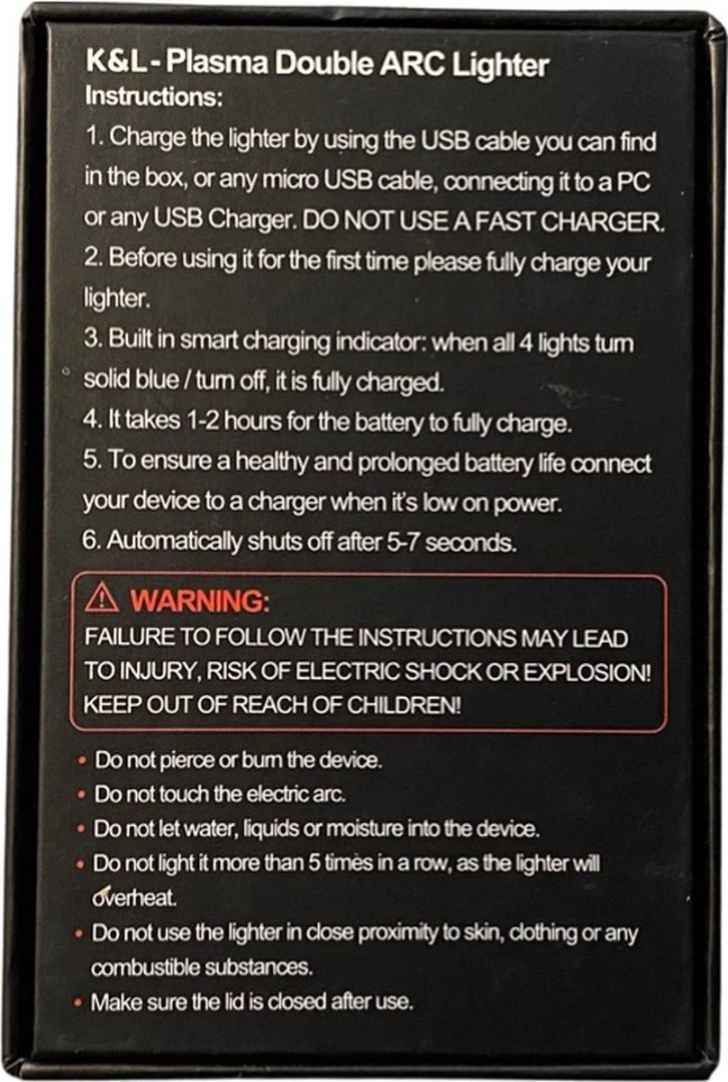 Elektrische Aansteker YLE| USB Oplaadbare Plasma Aansteker | Wind En Storm Bestendig 3 Elektrische Aansteker YLE| USB Oplaadbare Plasma Aansteker | Wind En Storm Bestendig - Afbeelding 3