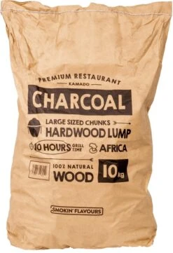 Smokin’ Flavours Gamhar Restaurant Houtskool 10 KG (Zuid Afrika) -Keuken Grill Promotie 822x1200 1