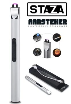 Staza Oplaadbare Lange Elektrische Aansteker - Duurzame Plasma Aansteker - Inclusief Cadeauverpakking - BBQ - Kaarsen 8 Staza Oplaadbare Lange Elektrische Aansteker - Duurzame Plasma Aansteker - Inclusief Cadeauverpakking - BBQ - Kaarsen -Keuken Grill Promotie 824x1200 2