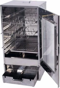 2-L Home & Garden XL Rookoven - RVS - 80x40x28 Cm - 3 Etages 26 2-L Home & Garden XL Rookoven - RVS - 80x40x28 Cm - 3 Etages -Keuken Grill Promotie 824x1200