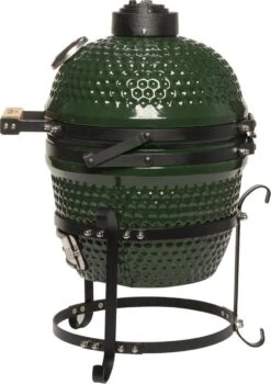 Patton Kamado Keramische Houtskoolbarbecue - 13" - Grilloppervlak Ø 28 Cm - Inclusief Heatdeflector - Groen -Keuken Grill Promotie 848x1200 1