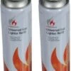 2x Aansteker Gas / Butaan Gasfles 250 Ml
