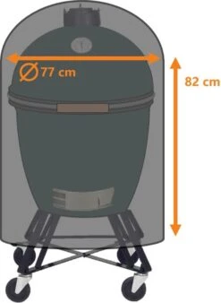 Luxe Waterdichte Ronde BBQ Hoes - 84 Cm X 77 Cm - Barbecue Beschermhoes - BBQ Accessoires - Geschikt Voor O.a. Kamado, Big Green Egg, Grill Guru, The Bastard, Patton, Weber -Keuken Grill Promotie 878x1200 2