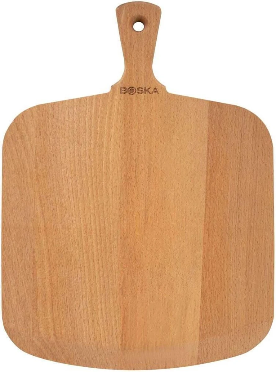 Boska Pizzaschep Amigo - Voor Warme En Koude Pizza - Kort Handvat - Beukenhout - 30 Cm Breed 1 Boska Pizzaschep Amigo - Voor Warme En Koude Pizza - Kort Handvat - Beukenhout - 30 Cm Breed