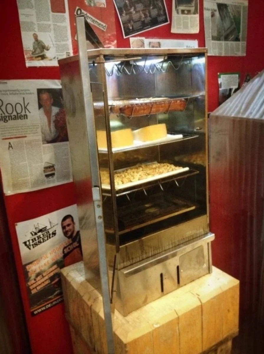 2-L Home & Garden XL Rookoven - RVS - 80x40x28 Cm - 3 Etages 15 2-L Home & Garden XL Rookoven - RVS - 80x40x28 Cm - 3 Etages - Afbeelding 15