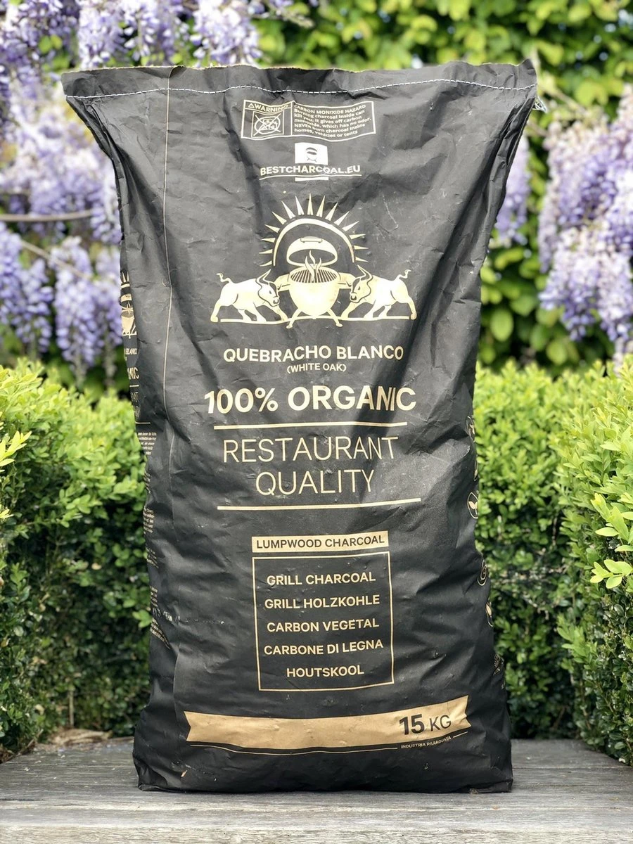Houtskool Quebracho Blanco 15 Kg “Bestcharcoal” RESTAURANT QUALITY. RESTAURANT QUALITY IS HOGER VAN KWALITEIT DAN PREMIUM 1 Houtskool Quebracho Blanco 15 Kg “Bestcharcoal” RESTAURANT QUALITY. RESTAURANT QUALITY IS HOGER VAN KWALITEIT DAN PREMIUM