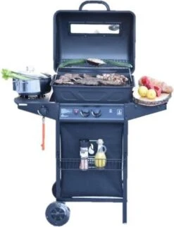 Halifax Gasbarbecue 5,5 KW - Buitenkeuken Met Lavasteen Grillplaat En Gaspit - 100x98 Cm -Keuken Grill Promotie 921x1200 1
