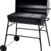 BBQ XL Houtskoolbarbecue - Cilindervorm - Grilloppervlak (LxB) 71 X 35 Cm - Zwart