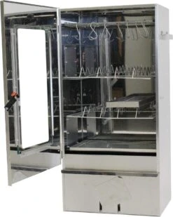 2-L Home & Garden XL Rookoven - RVS - 80x40x28 Cm - 3 Etages 18 2-L Home & Garden XL Rookoven - RVS - 80x40x28 Cm - 3 Etages -Keuken Grill Promotie 958x1200